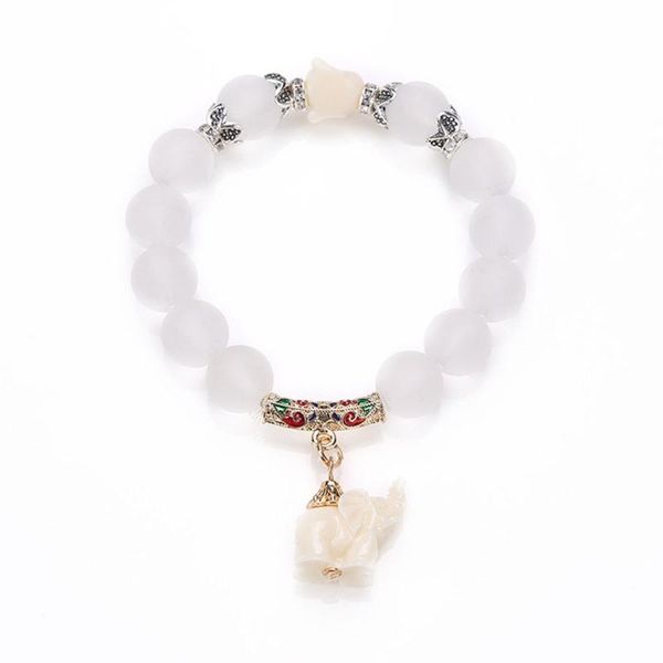beaded, strands ethnic matte crystal elephant charm bracelet for women antique silver buddha head animal bead cultural jewelry, Black
beaded, strands ethnic matte crystal elephant charm bracelet for women antique silver buddha head animal bead cultural jewelry, Black