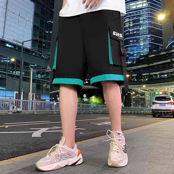 men's shorts hip hop summer black pants ribbons streetwear joggers multi-pocket punk casual knee length for 8p4f, White;black
men's shorts hip hop summer black pants ribbons streetwear joggers multi-pocket punk casual knee length for 8p4f, White;black