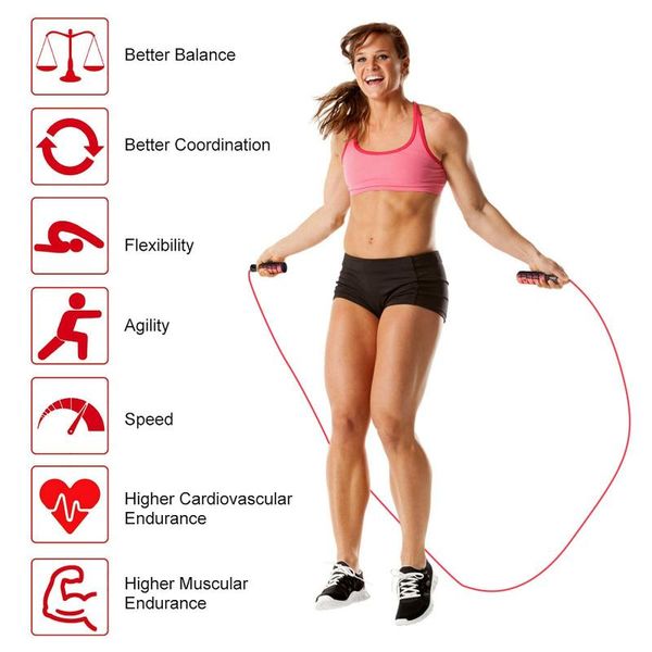 jump ropes 2.7m boxing skipping cable steel adjustable fast speed abs handle training sports exercise
jump ropes 2.7m boxing skipping cable steel adjustable fast speed abs handle training sports exercise