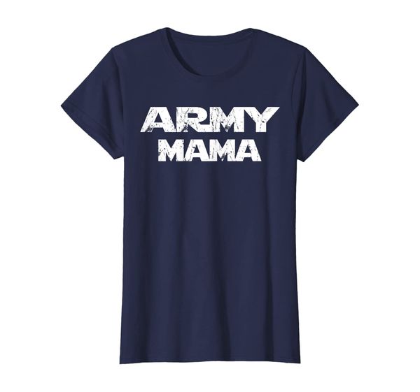 womens u.s. army proud army mama gift army mom shirt t-shirt, White;black