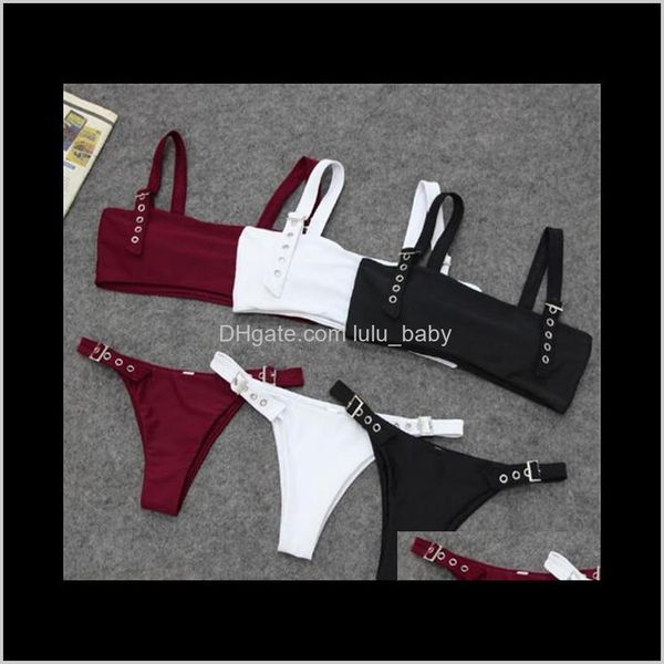 womens clothing apparel drop delivery 2021 summer women solid bikini set push-up unpadded bra swimsuit swimwear triangle bather, White;black
womens clothing apparel drop delivery 2021 summer women solid bikini set push-up unpadded bra swimsuit swimwear triangle bather, White;black