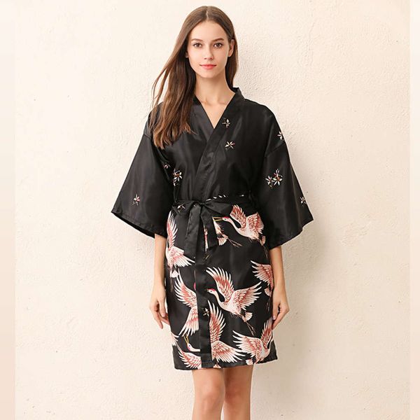 bathrobe spring and autumn crane robe female xia bingsi pajamas bridesmaid make up red wedding bride morning gown long bathrobe
bathrobe spring and autumn crane robe female xia bingsi pajamas bridesmaid make up red wedding bride morning gown long bathrobe