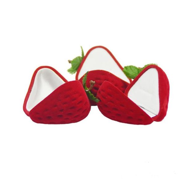 100pcs strawberry ring boxes flocking storage gift boxes red form velvet ring earrings trinkets organizer cases
100pcs strawberry ring boxes flocking storage gift boxes red form velvet ring earrings trinkets organizer cases