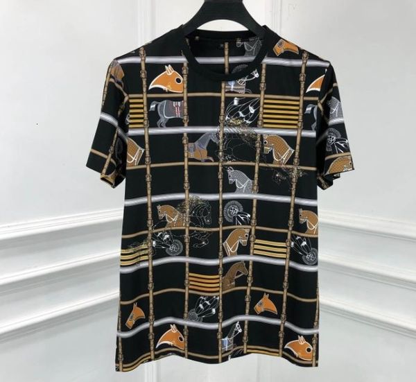 t shirts spring 20ss diamond embroidery horse print tee t shirt for men, White;black
t shirts spring 20ss diamond embroidery horse print tee t shirt for men, White;black