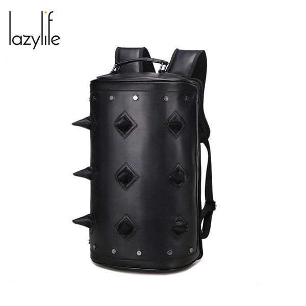 backpack lazylife fashion pu leather personality women man preppy style school black mater rivet bag
backpack lazylife fashion pu leather personality women man preppy style school black mater rivet bag