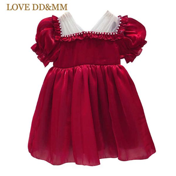 love dd&mm girls princess dresses summer pearl lace loose clothes children clothing vestidos kids party dress costume 3-8 210715, Red;yellow
love dd&mm girls princess dresses summer pearl lace loose clothes children clothing vestidos kids party dress costume 3-8 210715, Red;yellow
