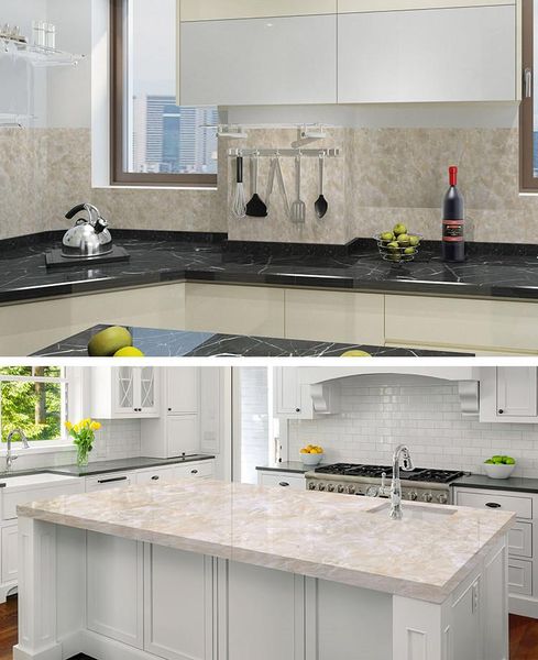 waterproof marble wallpaper decorative pvc self adhesive oil-proof for furniture renovation kitchen doors cabinet stickers wallpapers 
waterproof marble wallpaper decorative pvc self adhesive oil-proof for furniture renovation kitchen doors cabinet stickers wallpapers
