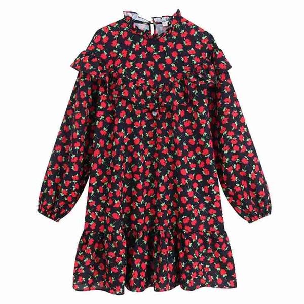 women sweet cascading ruffles red floral print casual mini dress female straight vestidos hem dresses ds2834 210420, Black;gray
women sweet cascading ruffles red floral print casual mini dress female straight vestidos hem dresses ds2834 210420, Black;gray