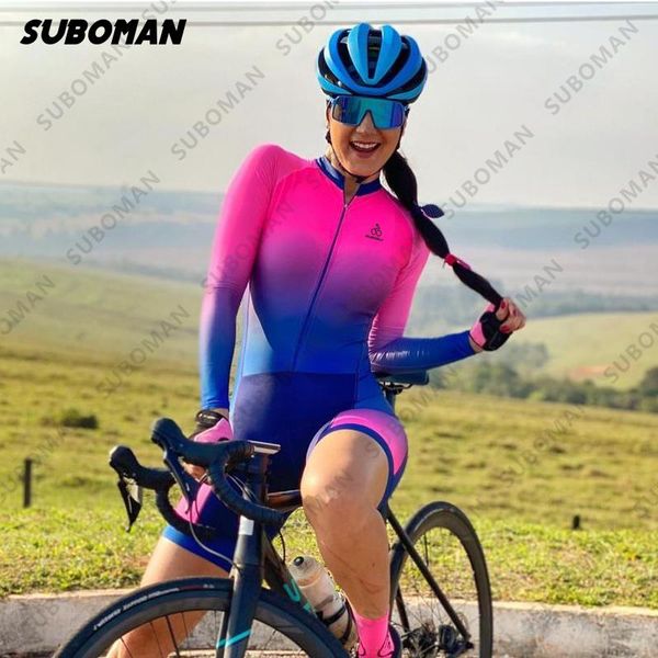 racing sets 2021 suboman ladies fashion temperament ropa ciclismo summer quick-drying 19d gel pad riding mtb bike jersey one piece jumpsuit, Black;blue
racing sets 2021 suboman ladies fashion temperament ropa ciclismo summer quick-drying 19d gel pad riding mtb bike jersey one piece jumpsuit, Black;blue