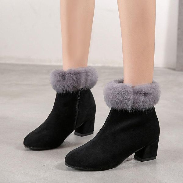 boots ankle women winter keep warm fashion high heels plus velvet shoes ladies boot female shoe, Black
boots ankle women winter keep warm fashion high heels plus velvet shoes ladies boot female shoe, Black