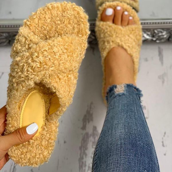 slippers winter womans soft plush home slipper comfortable autumn warm house flat shoe fashion casual slip on lady's slides, Black 
slippers winter womans soft plush home slipper comfortable autumn warm house flat shoe fashion casual slip on lady's slides, Black