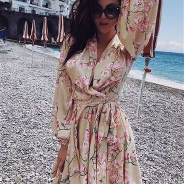 spring dress v-neck long sleeve lace up skirt women s clothing, Black;gray 
spring dress v-neck long sleeve lace up skirt women s clothing, Black;gray