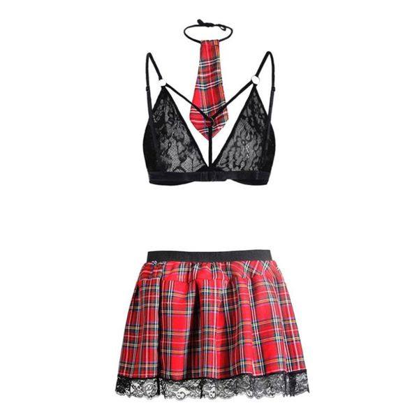 bras sets erotic lingerie for women lace student uniform suit underwear set soutien gorge erotique 30dec06, Red;black
bras sets erotic lingerie for women lace student uniform suit underwear set soutien gorge erotique 30dec06, Red;black