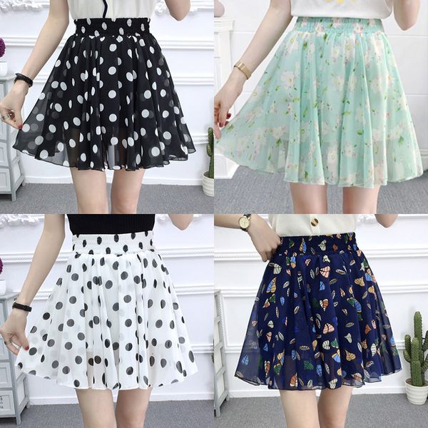 ins net red daisy high waist chiffon floral women's summer 2021 slim and versatile wave point a-shaped short skirt, Black
ins net red daisy high waist chiffon floral women's summer 2021 slim and versatile wave point a-shaped short skirt, Black