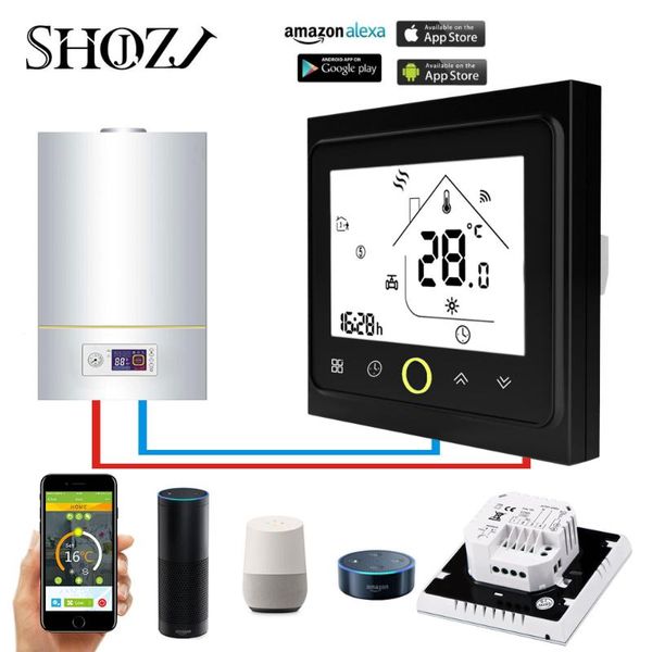 smart home control wifi thermostat temperature controller for gas boiler works with alexa google tuya life iftcontrol thermoregulator
smart home control wifi thermostat temperature controller for gas boiler works with alexa google tuya life iftcontrol thermoregulator
