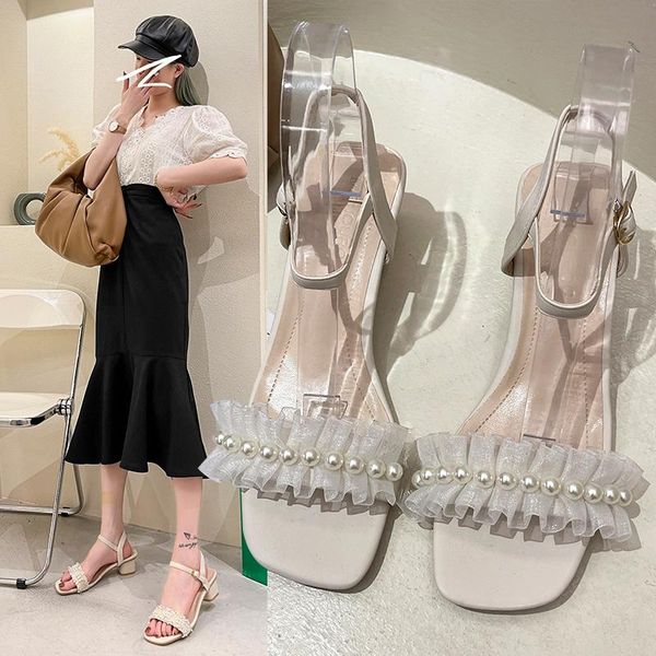 sandals all-match clear heels comfort shoes for women suit female beige med buckle strap high pearl fashion black mediu
sandals all-match clear heels comfort shoes for women suit female beige med buckle strap high pearl fashion black mediu