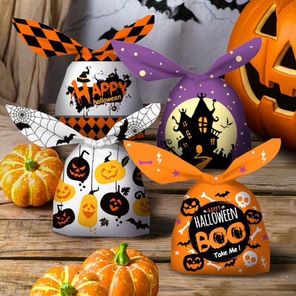 gift wrap 50pcs long ear halloween treat bag candy snack baking party supplies chocolate biscuit packing with wire ties
gift wrap 50pcs long ear halloween treat bag candy snack baking party supplies chocolate biscuit packing with wire ties