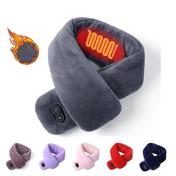 smart heating usb neck gaiter ski warmer tube massage scarf men women winter warm protection electric bandana cycling caps & masks, Black 
smart heating usb neck gaiter ski warmer tube massage scarf men women winter warm protection electric bandana cycling caps & masks, Black