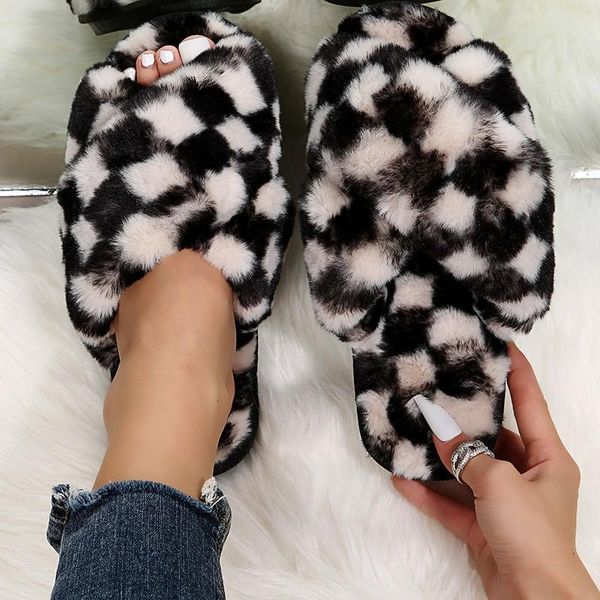 slippers fur women winter brown cross tied plush slides gladiator flip flops woman bottoms womens and purse set, Black
slippers fur women winter brown cross tied plush slides gladiator flip flops woman bottoms womens and purse set, Black