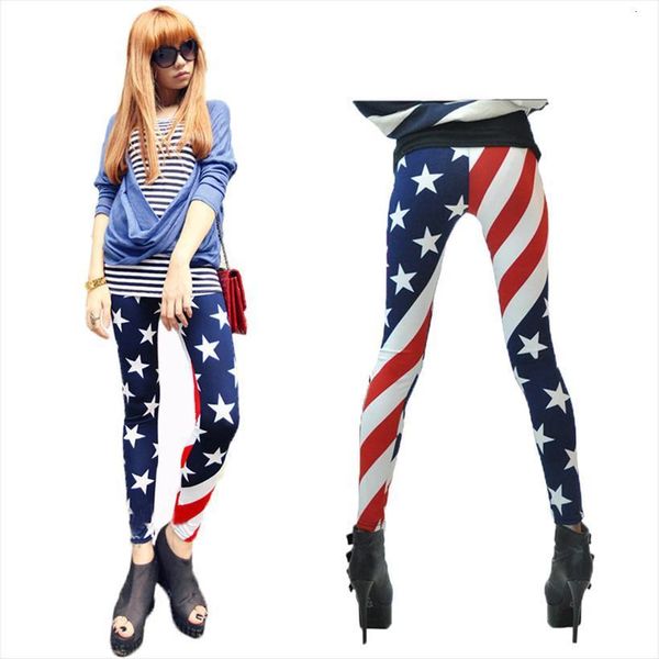 arrival american flag sunflower stripes womens legging star print thin slim pants, Black
arrival american flag sunflower stripes womens legging star print thin slim pants, Black