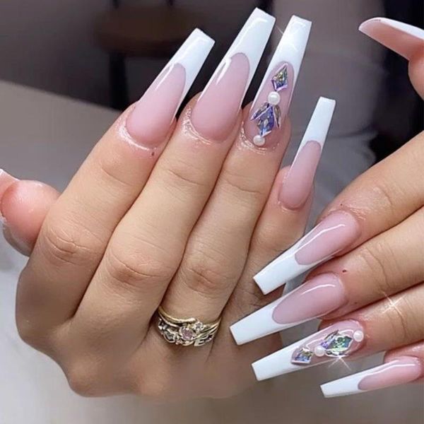 false nails 24pcs/box press on full cover artificial detachable wearable nail tips ballerina fake, Red;gold
false nails 24pcs/box press on full cover artificial detachable wearable nail tips ballerina fake, Red;gold