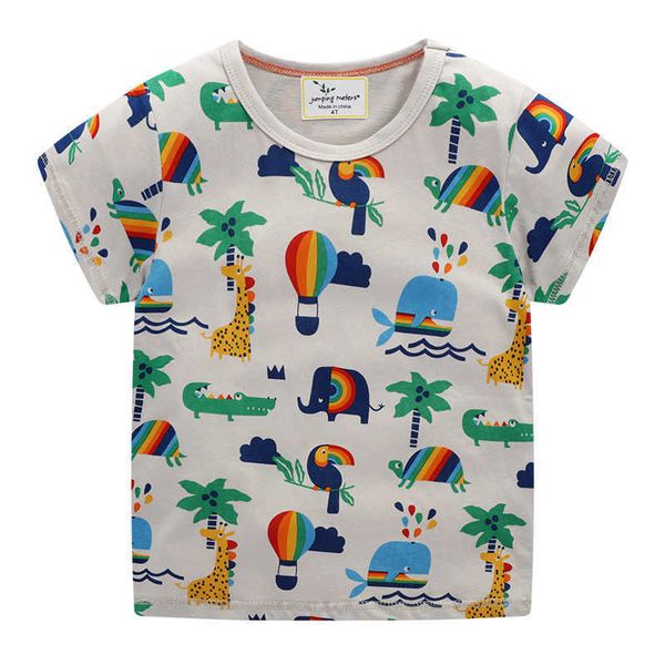 jumping meters children cotton t shirts summer cartoon boys girls ees arrival kids ops animals printed 210529, Blue
jumping meters children cotton t shirts summer cartoon boys girls ees arrival kids ops animals printed 210529, Blue