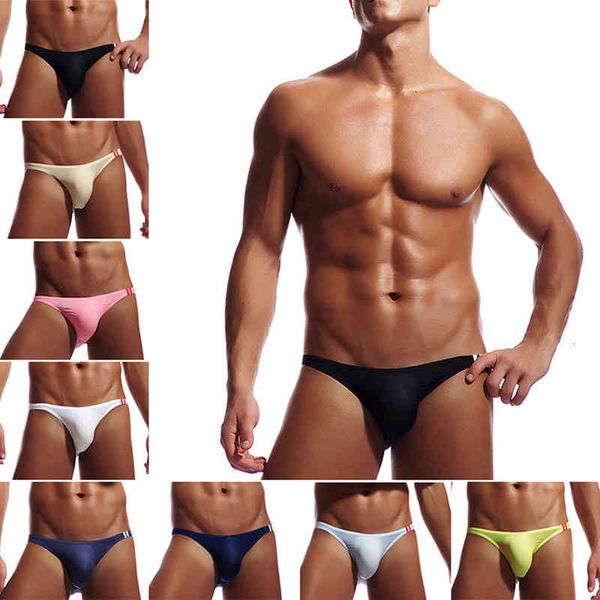 men's smooth breathable ultra thin summer brief u convex underwear 8 colors, Black;white
men's smooth breathable ultra thin summer brief u convex underwear 8 colors, Black;white