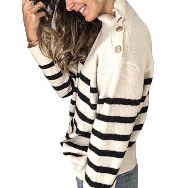 women's sweaters ljcuiyao winter knitting sweater pullovers women long sleeve turtleneck clothes female casual oversized striped stree, White;black
women's sweaters ljcuiyao winter knitting sweater pullovers women long sleeve turtleneck clothes female casual oversized striped stree, White;black