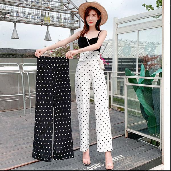 polka dot wide leg spring womens capris and summer drape chiffon casual trousers smoke pipe harem loose straight, Black;white
polka dot wide leg spring womens capris and summer drape chiffon casual trousers smoke pipe harem loose straight, Black;white