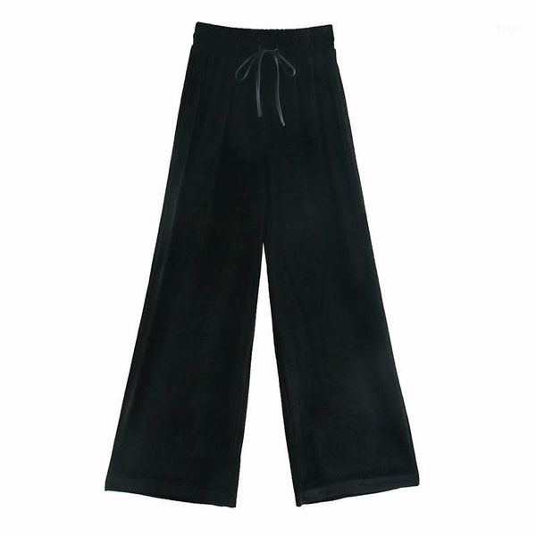 floy fashion solid casual velvet high waisted pants women elegant loose wide leg trousers full length ladies women's & capris, Black;white
floy fashion solid casual velvet high waisted pants women elegant loose wide leg trousers full length ladies women's & capris, Black;white