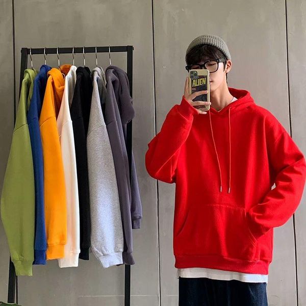 men's hoodies & sweatshirts q-z autumn and winter oversized solid-colored weir women's loose-fitting trend 8-color hoodie minimali, Black
men's hoodies & sweatshirts q-z autumn and winter oversized solid-colored weir women's loose-fitting trend 8-color hoodie minimali, Black