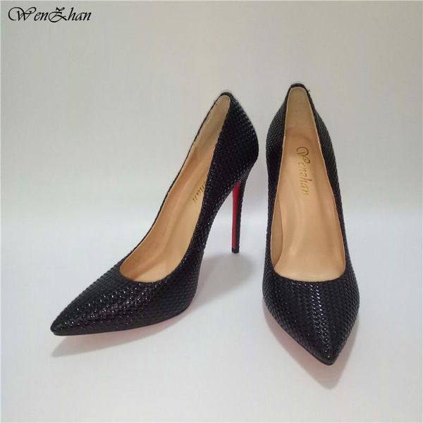 dress shoes wenzhan charming black styles leather casual woman soft wear 12cm high thin heel prolonged standing 910-9
dress shoes wenzhan charming black styles leather casual woman soft wear 12cm high thin heel prolonged standing 910-9