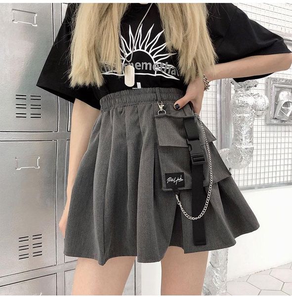 skirts ybyr black mini women harajuku high waist pleated casual streetwear ulzzang fashion chain pocket
skirts ybyr black mini women harajuku high waist pleated casual streetwear ulzzang fashion chain pocket