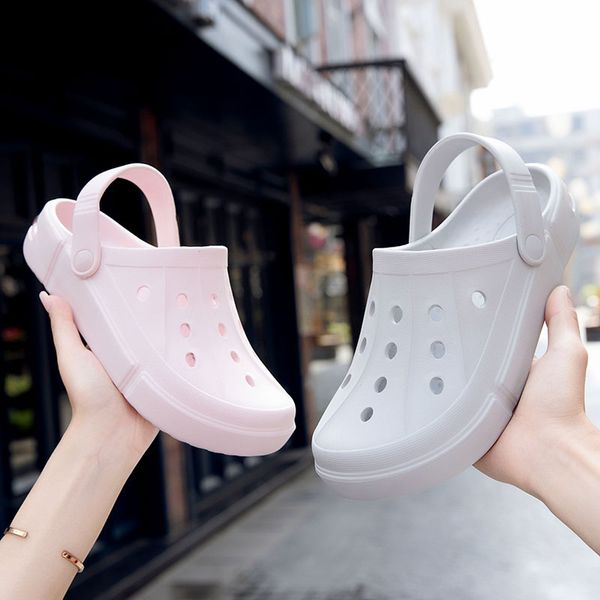 breathable take a walk casual men women colorful slippers shower room indoor sandy beach hole shoes soft bottom sandals, Black
breathable take a walk casual men women colorful slippers shower room indoor sandy beach hole shoes soft bottom sandals, Black