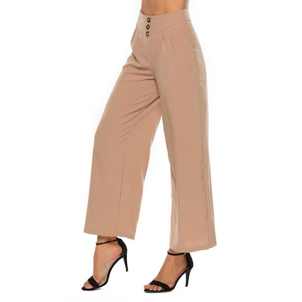 women's pants & capris s-2xl casual solid high waist button trousers wide leg flared fashion loose elastic, Black;white
women's pants & capris s-2xl casual solid high waist button trousers wide leg flared fashion loose elastic, Black;white