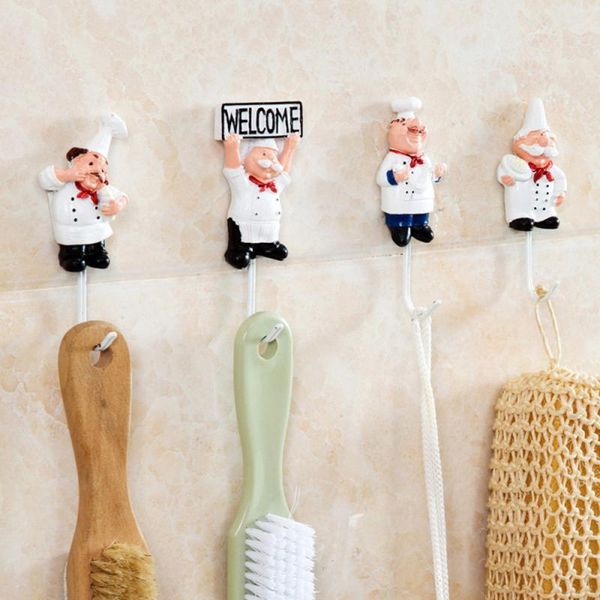 hooks & rails cartoon hook chef shape stainless steel resin high sticky wall door clothes coat hat hanger kitchen bathroom storage rack
hooks & rails cartoon hook chef shape stainless steel resin high sticky wall door clothes coat hat hanger kitchen bathroom storage rack