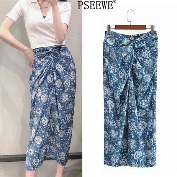 woman blue print high waist long skirt women vintage textured knot front slit pencil elegant summer s 210519, Black
woman blue print high waist long skirt women vintage textured knot front slit pencil elegant summer s 210519, Black