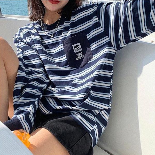 women's hoodies & sweatshirts o-neck striped sweatshirt pockets oversized hip hop fashion casual clothes for teens plus si, Black
women's hoodies & sweatshirts o-neck striped sweatshirt pockets oversized hip hop fashion casual clothes for teens plus si, Black