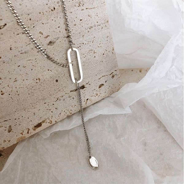 chains geometric shape oval pendant long glossy chain ladies necklace thai silver crafts retro simple style exotic jewelry
chains geometric shape oval pendant long glossy chain ladies necklace thai silver crafts retro simple style exotic jewelry