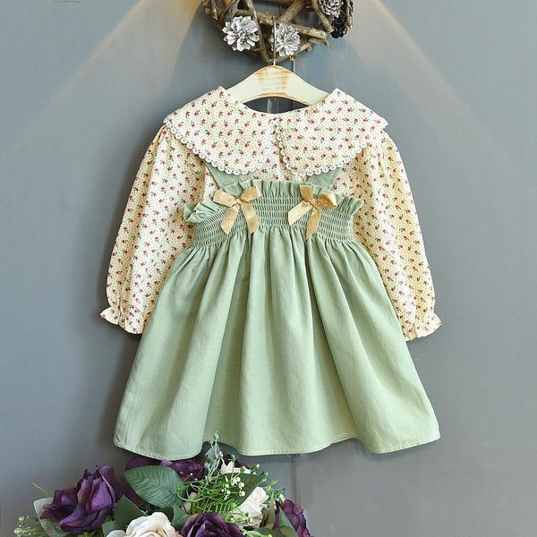 girl's dresses winter 2021 girls dress cute denim long sleeve floral patchwork green streetwear vestidos 18m-6t, Red;yellow
girl's dresses winter 2021 girls dress cute denim long sleeve floral patchwork green streetwear vestidos 18m-6t, Red;yellow