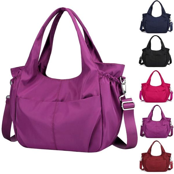 women large capacity storage waterproof nylon adjustable strap gym bag multifunction with zipper travel wear resistant sports outdoor bags 
women large capacity storage waterproof nylon adjustable strap gym bag multifunction with zipper travel wear resistant sports outdoor bags