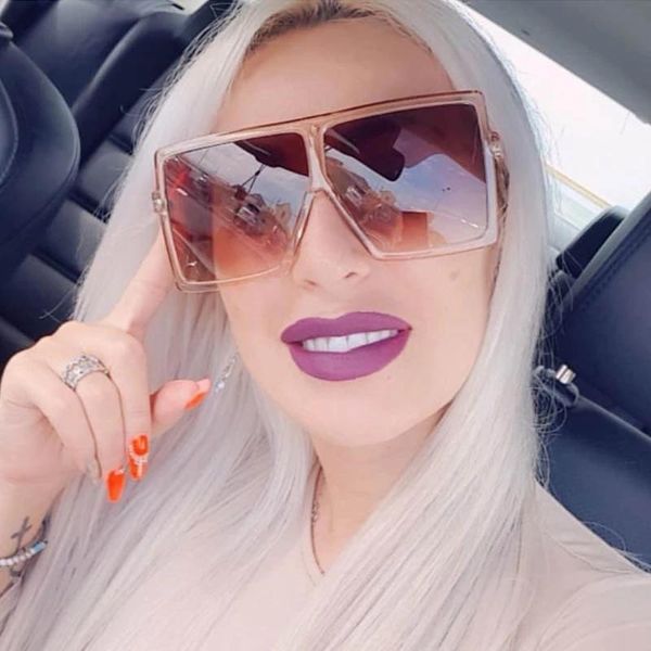 retro oversized sunglasses women square vintage eyeglasses women/men glasses luxury mirror, White;black
retro oversized sunglasses women square vintage eyeglasses women/men glasses luxury mirror, White;black
