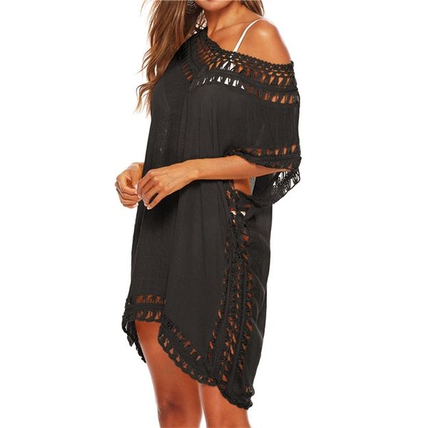 tunic beach dress white cover up for women black sarong pareo pareos and dresses 2021 tunica playa mujer swimsuit cover-up, White;black
tunic beach dress white cover up for women black sarong pareo pareos and dresses 2021 tunica playa mujer swimsuit cover-up, White;black