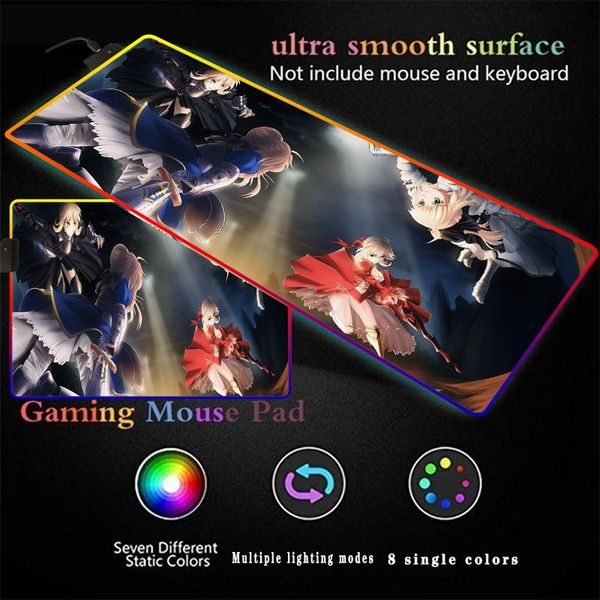 mouse pads & wrist rests saber fate anime gaming pad rgb large gamer computer illuminate mousepad with 2m usb for desk keyboard led mice mat
mouse pads & wrist rests saber fate anime gaming pad rgb large gamer computer illuminate mousepad with 2m usb for desk keyboard led mice mat