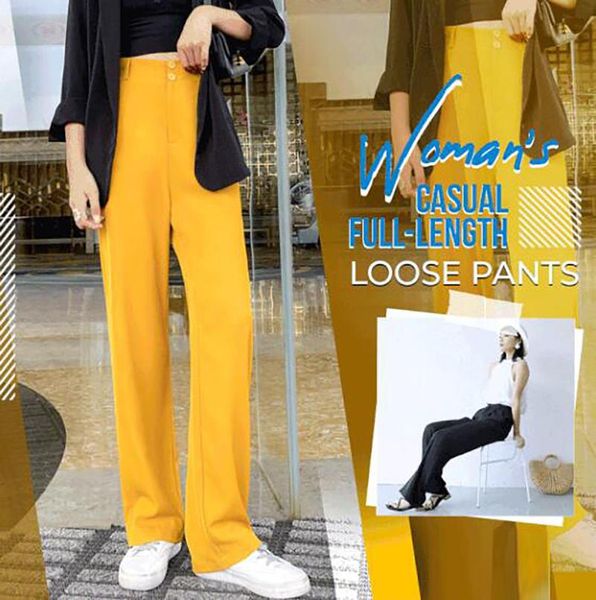 women's pants & capris women casual full-length loose solid high waist trousers stretch lounge joggers long straight wide leg sweatpant, Black;white
women's pants & capris women casual full-length loose solid high waist trousers stretch lounge joggers long straight wide leg sweatpant, Black;white