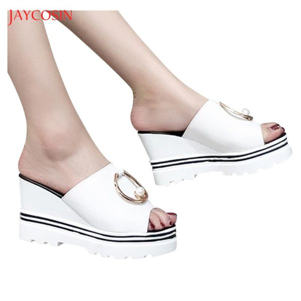 jaycosin summer casual shoes woman platform sandals soft leather fashion open toe gladiator wedges trifle women size 35-40, Black
jaycosin summer casual shoes woman platform sandals soft leather fashion open toe gladiator wedges trifle women size 35-40, Black