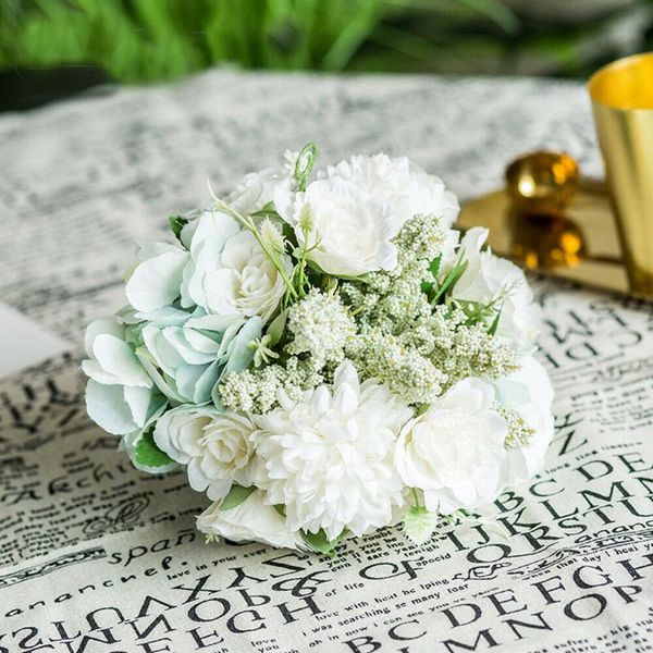 wedding flowers bridal bouquets bridesmaid flower rose centerpiece bouquet bride hydrangea artificial floral party supplies decorative & wre 
wedding flowers bridal bouquets bridesmaid flower rose centerpiece bouquet bride hydrangea artificial floral party supplies decorative & wre