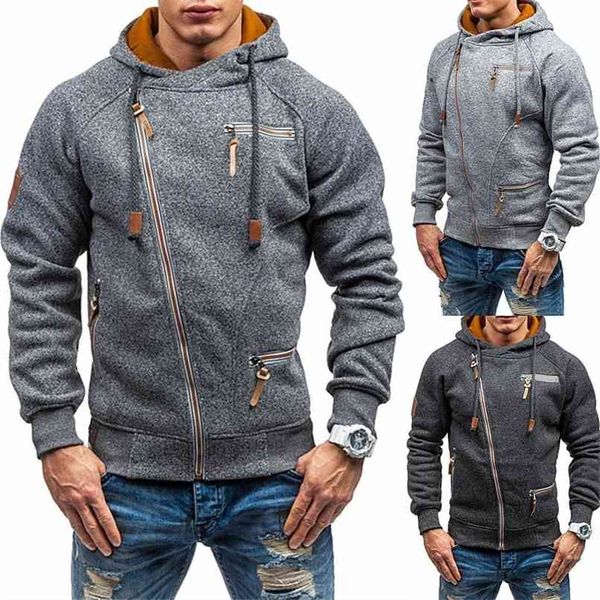 trendy men long sleeve hooded sweatshirt zipper autumn coat mens cotton sport hoodies outwear 210813, Black
trendy men long sleeve hooded sweatshirt zipper autumn coat mens cotton sport hoodies outwear 210813, Black