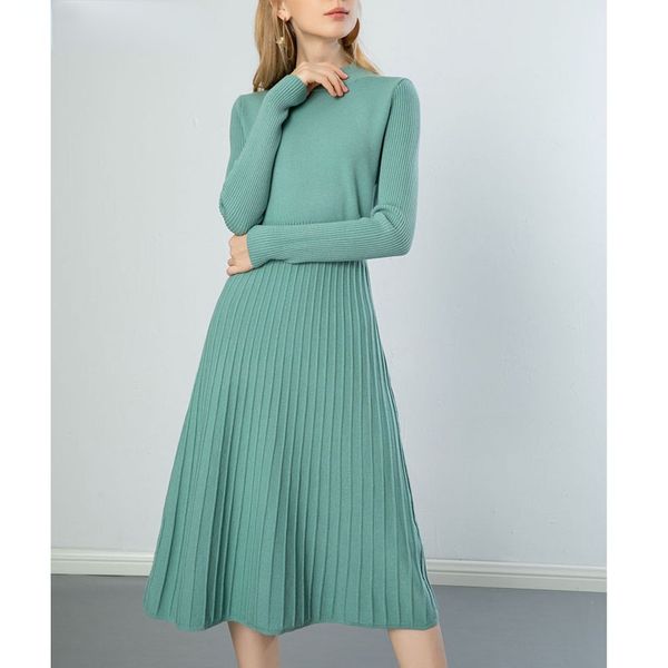 pure autumn winter bodycon o-neck basic slim a-line thick long women's dress female basic maix robe elegant dressess, Black;gray
pure autumn winter bodycon o-neck basic slim a-line thick long women's dress female basic maix robe elegant dressess, Black;gray