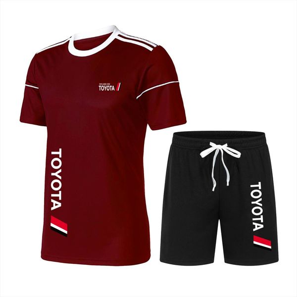 summer toyota wear men tracksuits short sleeve sports two piece suit, casual t shirt shorts suit, Gray
summer toyota wear men tracksuits short sleeve sports two piece suit, casual t shirt shorts suit, Gray